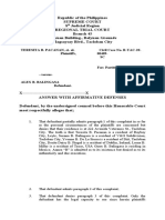 Teresita B. Pacanan, Et. Al. Plaintiffs, Civil Case No. R-TAC-20-00409 - SC