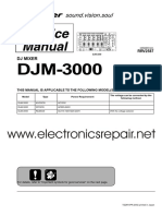 DJ Mixer: This Manual Is Applicable To The Following Model (S) and Type (S)