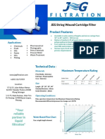 Filtration: JEG ST Ring W Ound Cart Ridge Filt Er Product Feat Ures