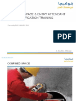 Confined Space & Entry Attendant Test Qualification Training