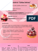 Panadería y Pastelería Trabajo de ADMINISTRACION EMPRESARIAL