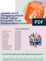 Analisis Novel Ronggeng Dukuh Paruk Dalam Perspektif Teori Strukturalisme Genetik