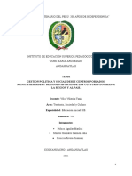 Gestión Política y Social Desde Centros Poblados, Municipalidades y Regiones - Aportes de Las Culturas Locales A La Región y Al País