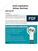 La Investigación Explicativa 4