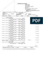 Statement of Account: Product: Ca-Gen-Pub-Metro/Urban-Inr Currency: INR