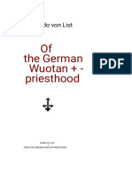 Of The German Wuotan + - Priesthood: Guido Von List