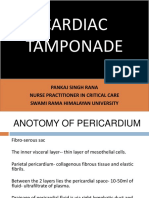 Cardiac Tamponade: Pankaj Singh Rana Nurse Practitioner in Critical Care Swami Rama Himalayan University