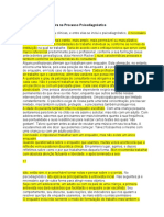 03 - o Enquadre No Processo Psicodiagnóstico