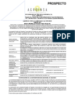 Agropecuaria Insa de Venezuela AGROINSA CA - Prospecto E-2021