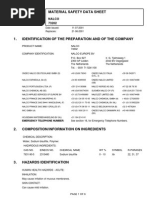 Material Safety Data Sheet: Nalco 73202