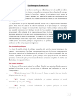 Système Pénal Marocain: Les Vicissitudes Politiques