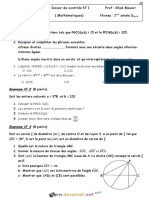 Devoir de Contrôle N°1 - Math - 1ère AS (2017-2018) MR Ghali Mounir