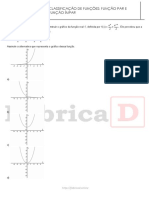 Matematica Classificacao de Funcoes Par e Impar