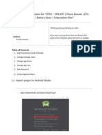 Technical Documentation For "TOTO - VPN APP - Phone Booster - CPU Cooler - Battery Saver - Subscription Plan"