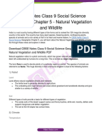 CBSE Notes Class 9 Social Science Geography Chapter 5 Natural Vegetation and Wildlife