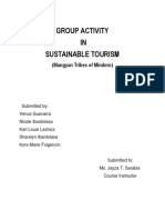 Group Activity - Sustainable - Mangyans of Mindoro