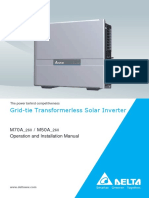 Grid-Tie Transformerless Solar Inverter: M70A / M50A Operation and Installation Manual