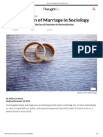 How Sociologists Define Marriage