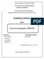 Cartes de Développement ARDUINO