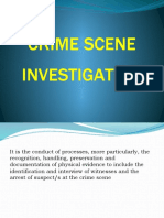 Crime Scene Processing