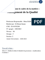 Management de La Qualité