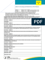 ICE Checklist #4: Cleaning and Disinfection of The Dialysis Station