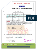 MCC - TRB - Eee - 2021 - Answer Key