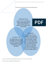 Cavite Mutiny 1) Compare and Contrast The Accounts On Cavite Mutiny Using The Venn Diagram Above