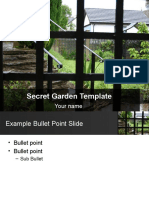 Secret Garden Template: Your Name