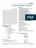 500ma Peak, Thermal Folded Back CMOS LDO Regulator: General Description Features