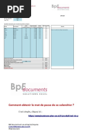 Calcul Cout de Revient Restauration Excel