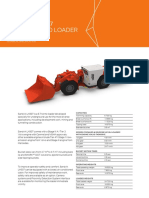 Sandvik Lh307 Underground Loader: Technical Specification