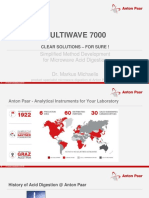 Multiwave 7000: Simplified Method Development For Microwave Acid Digestion