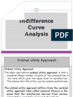 Indifference Curve Analysis