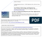 Review On Conducting Polymers and Their Applications