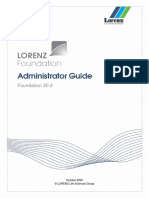 LORENZ Foundation Administrator Guide