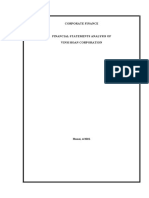 Financial Statements Analysis of VHC