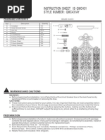 Instruction Sheet Is Qmc431 - Style Number Qmc431Ay:: Package Contents