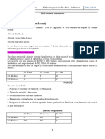 TD Problème de Transport