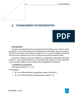 Chapitre 3 - Changement de Référentiel