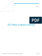 ACI Fabric EndPointLearning