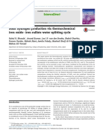 7 - Solar Hydrogen Production Via Thermochemical Iron Oxide-Iron Sulfate Water Splitting Cycle - International Journal of Hydrogen Energy - 2015