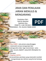 Pentaksiran & Penilaian Kemahiran Menulis & Mengarang