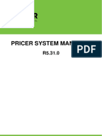 Pricer System Manual R5.31.0