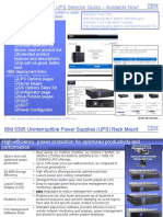 New, Easy To Use IBM UPS Selector Guide - Available Now!