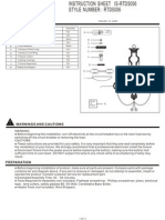 Instruction Sheet Is-Rtd5006 Style Number: Rtd5006: Package Contents