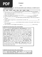 Test Solutions Units 1-4