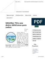 GNU Eter Linux para Radios