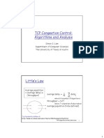 TCP Congestion Control: Algorithms and Analysis: Try Homework Problem at