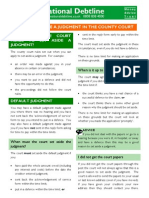 National Debtline - Factsheet - 12.how To Set Aside A Judgment in The County Court